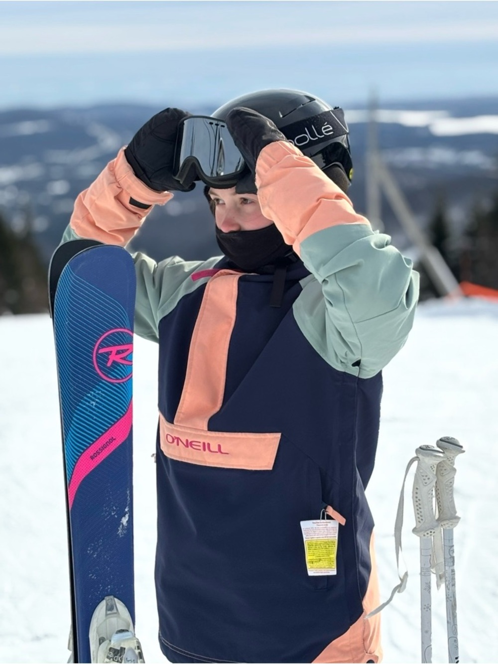 O'Neill Colorblock Anorak Jacket With Matching Pant Size: 12